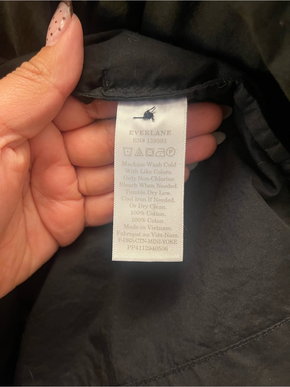 Everlane Cotton Mini Dress Size Medium - Picture 9 of 10